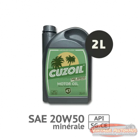 BIDON HUILE CUZOIL MINERALE SAE 20w50 2Litres