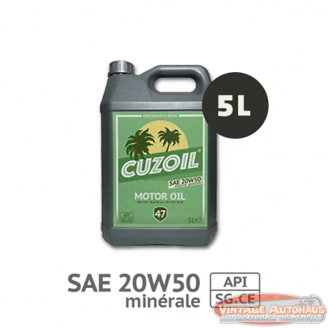 BIDON HUILE CUZOIL MINERALE SAE 20w50 5Litres